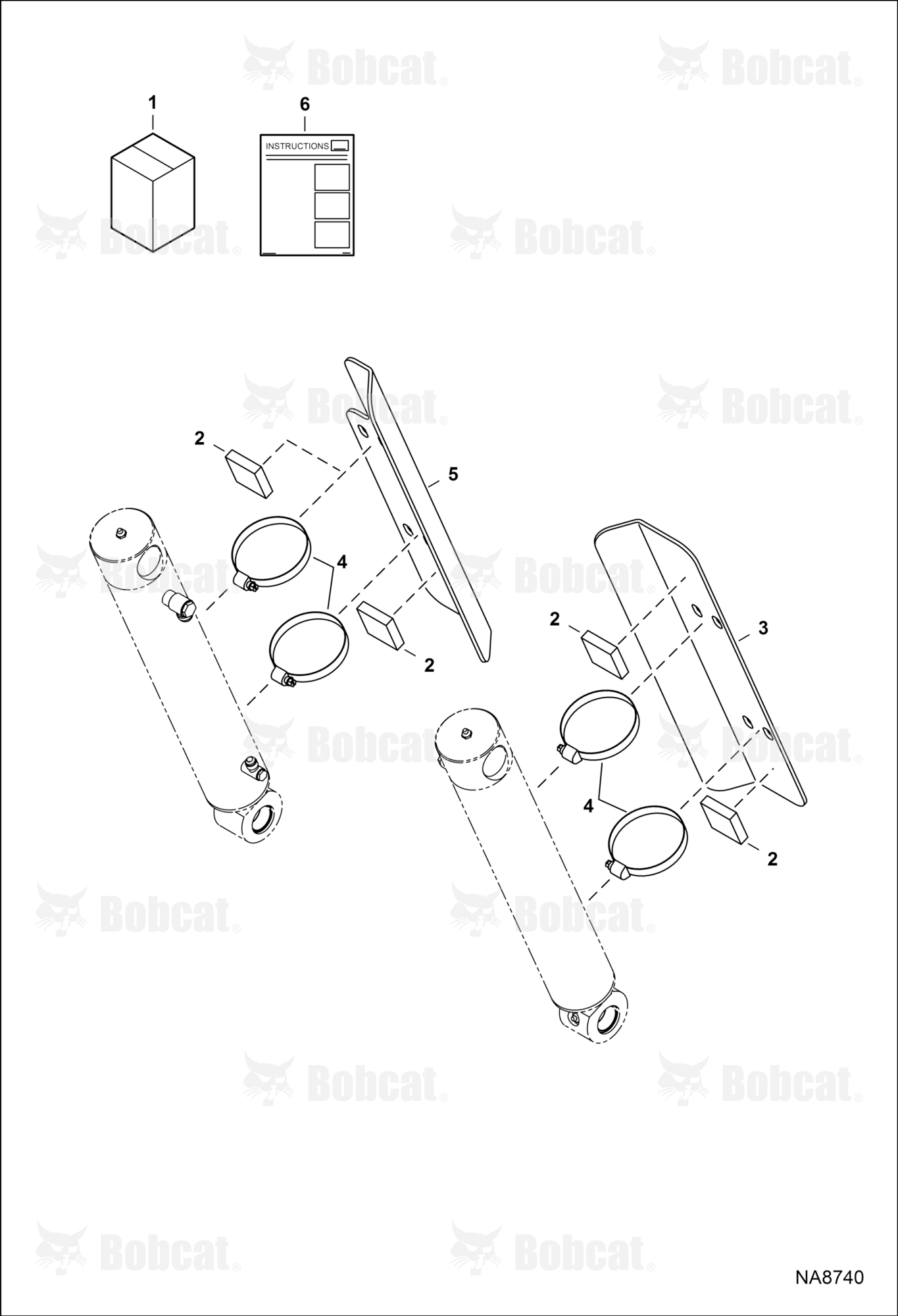 Shield Kit (Tilt Cylinder)