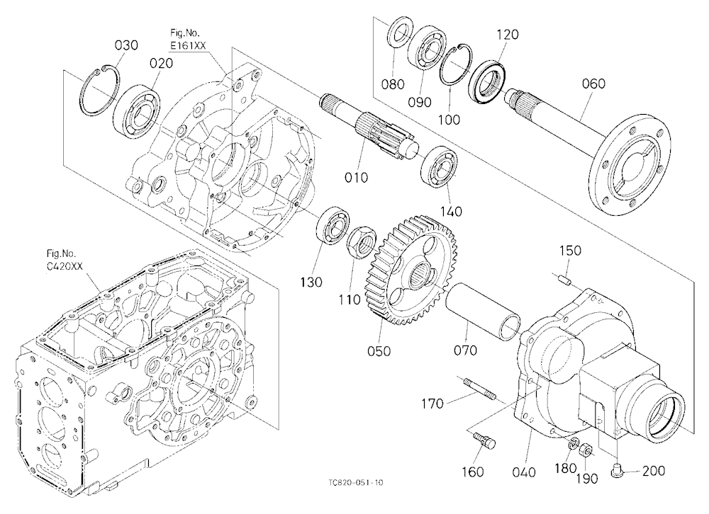 Rear Axle Lh