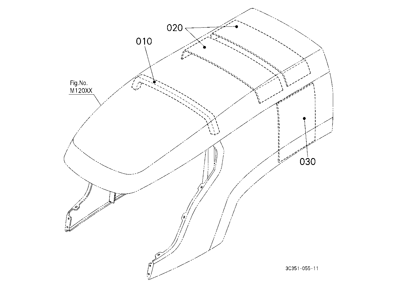 Hood(Bonnet) Upper(Sound Absorber/Insulator)