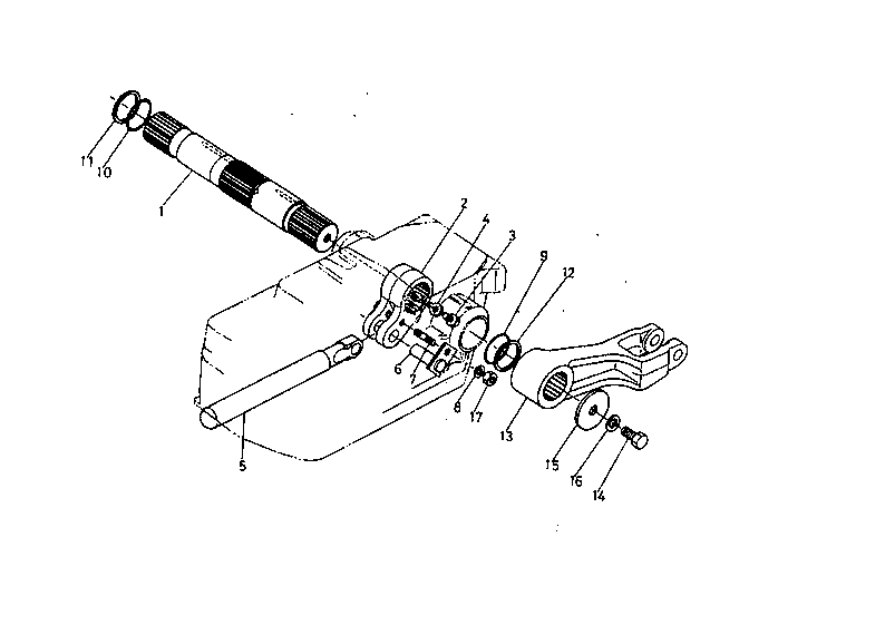 Oil Pump Arm Shaft