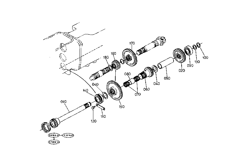 Creep Gear Shaft