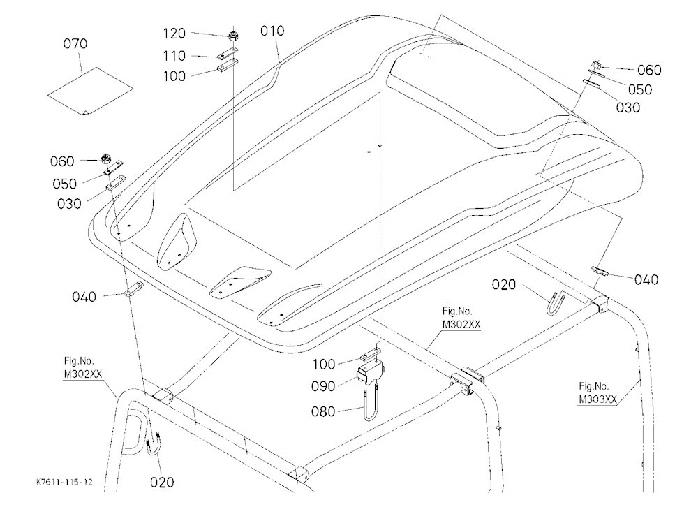 Canopy Kit (W/G. No. V4441) [Option]