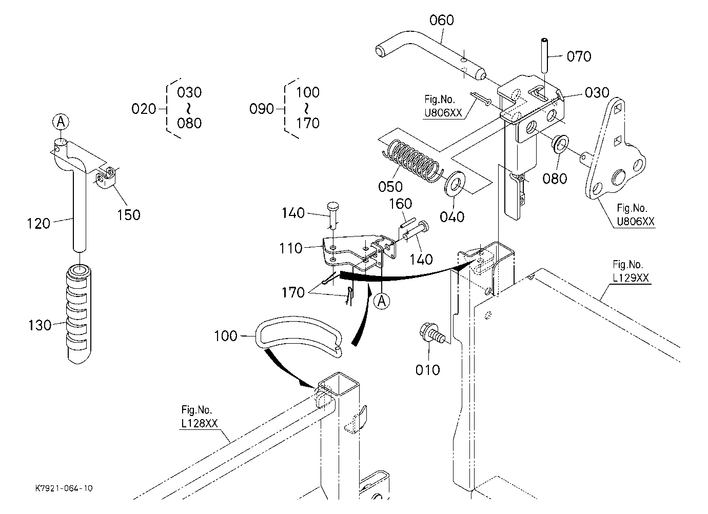 Extended Gate Kit (Rear Right Lock) [Option]