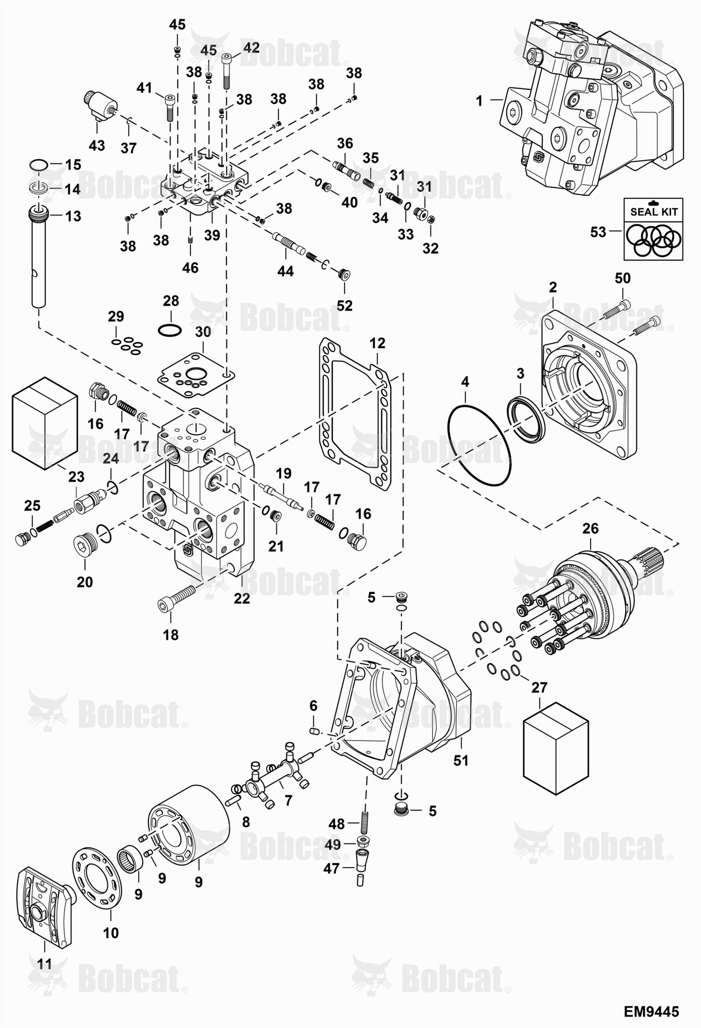 Hydrostatic Motor (Model 83009715)