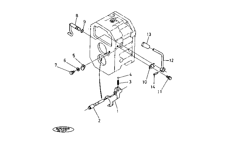 Pto Gear Shift Lever