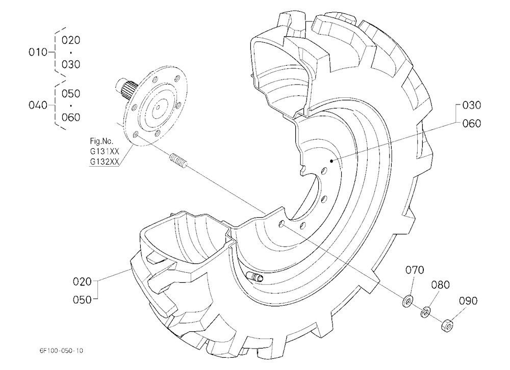 Front Wheel (6-14)
