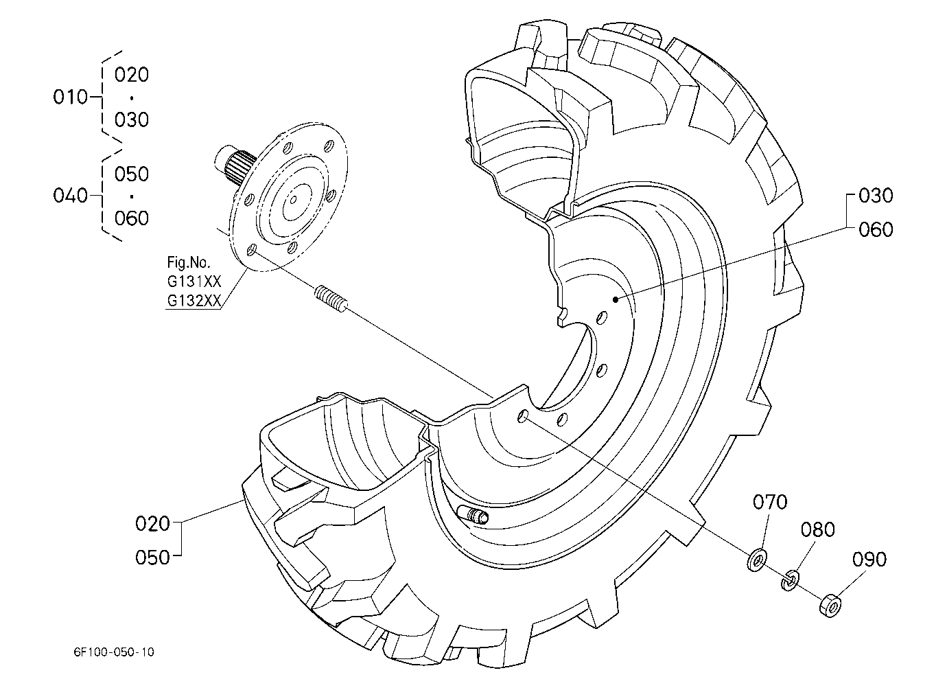 Front Wheel (6-14)