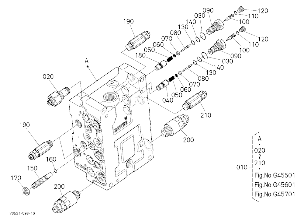 Control Valve (Relief) [Component Parts]