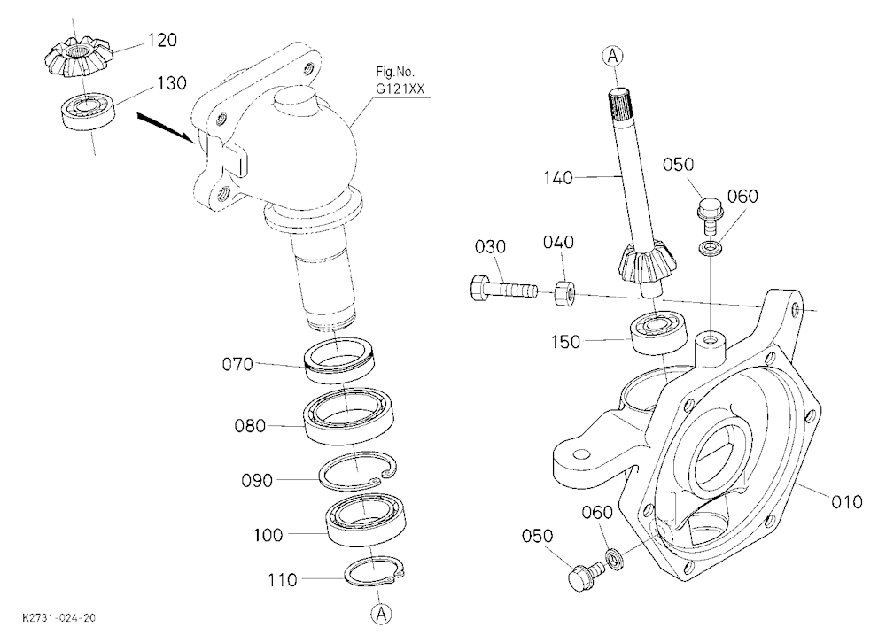 Front Axle Case Lh