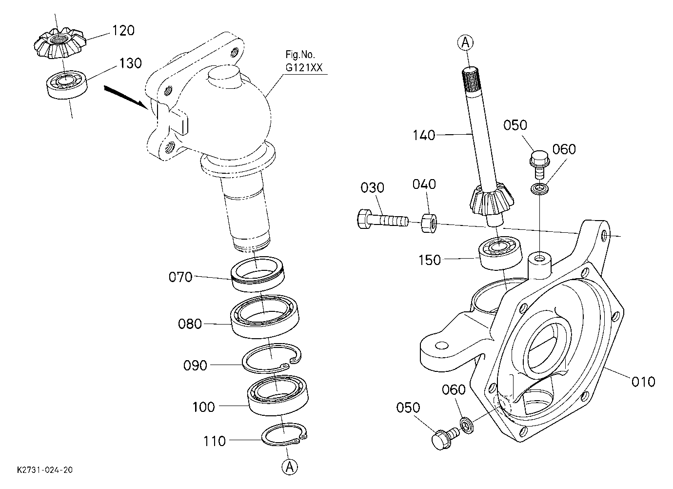 Front Axle Case Lh