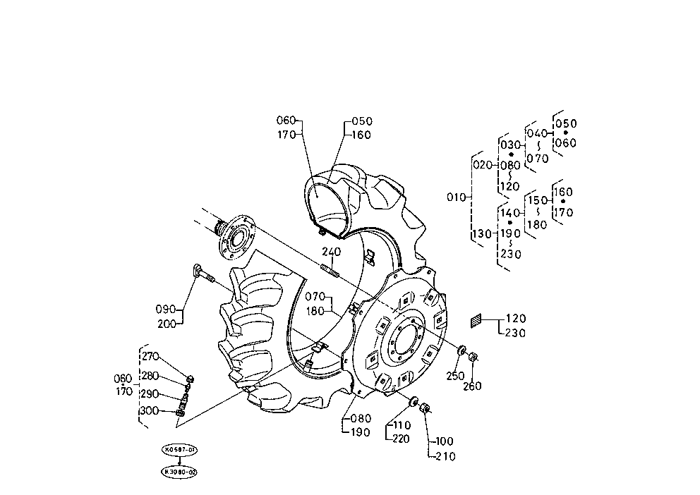 Rear Wheel (16.9-34 Fsl) [Option]