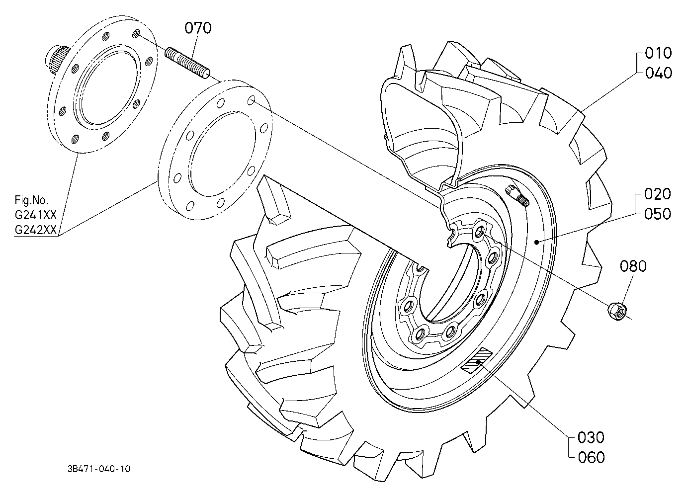 Front Wheel (8.0-16 R1)