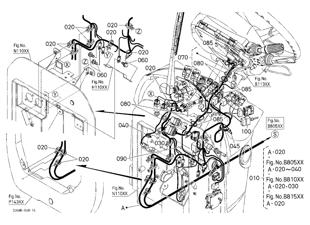 Electrical Wiring (Cab) (Steering/Panel)