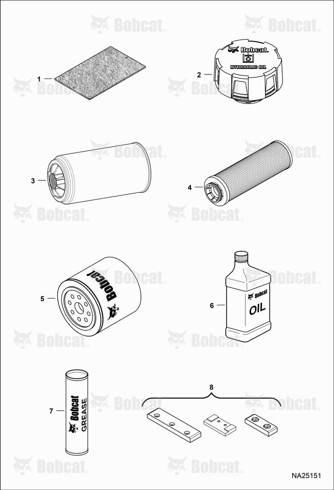 Scheduled Maintenance Items (Every 500 Hours Or Every 12 Months)