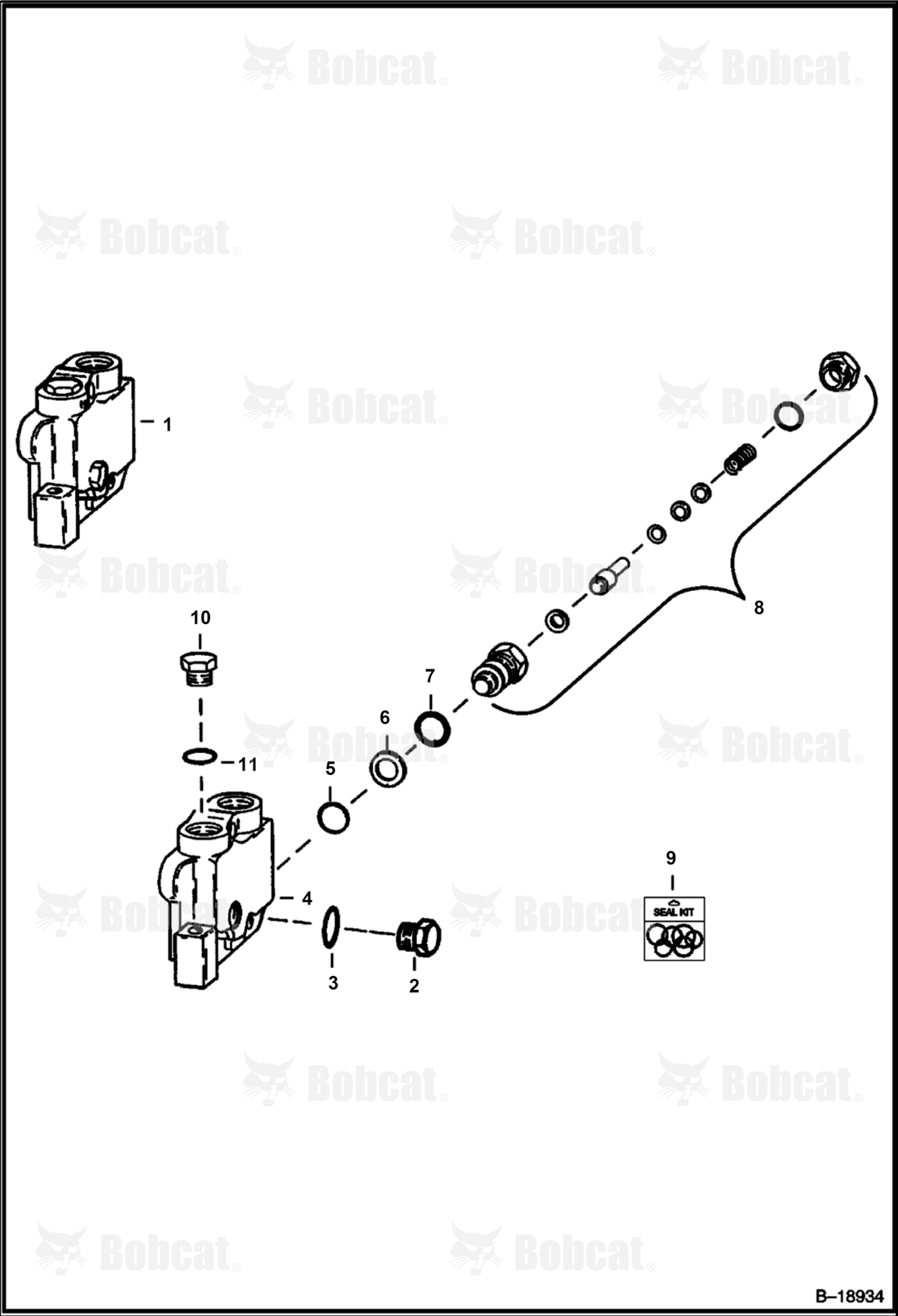 Inlet Section (Gresen V20)  501811001 - 501814999