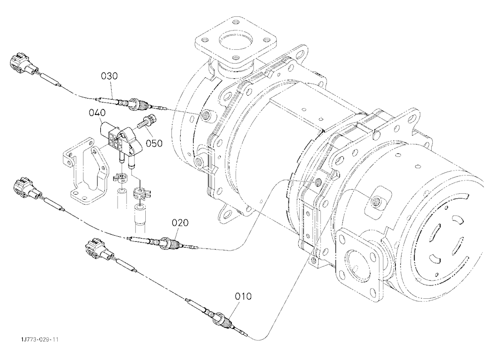 Diesel Particulate Filter Muffler Sensor