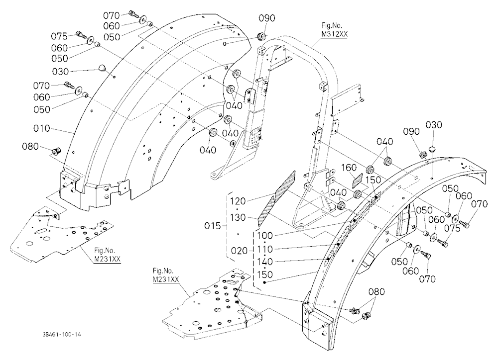Fender (Lower Position) [Except Rear Wheel 480/65R