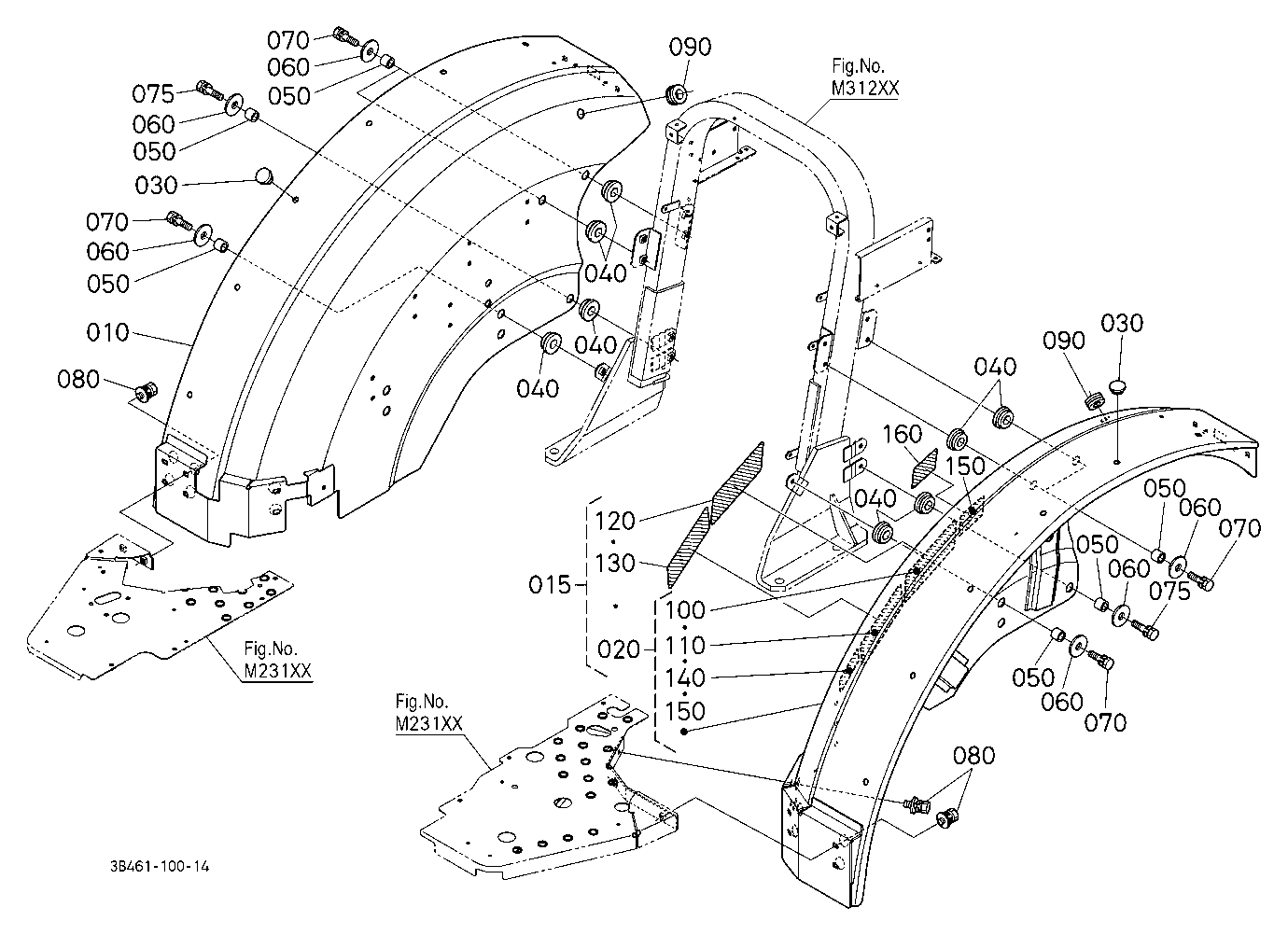 Fender (Lower Position) [Except Rear Wheel 480/65R