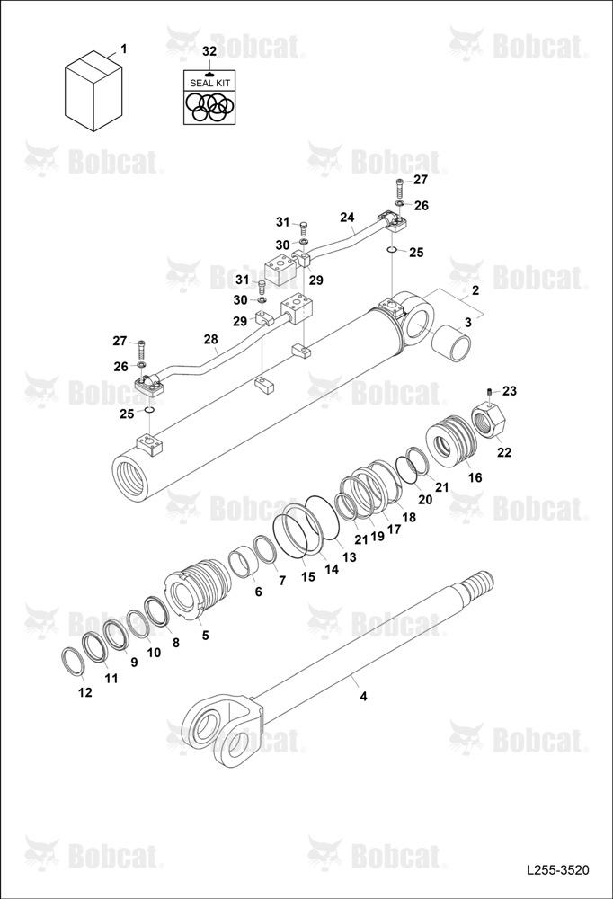Lift Cylinder (R.H.)