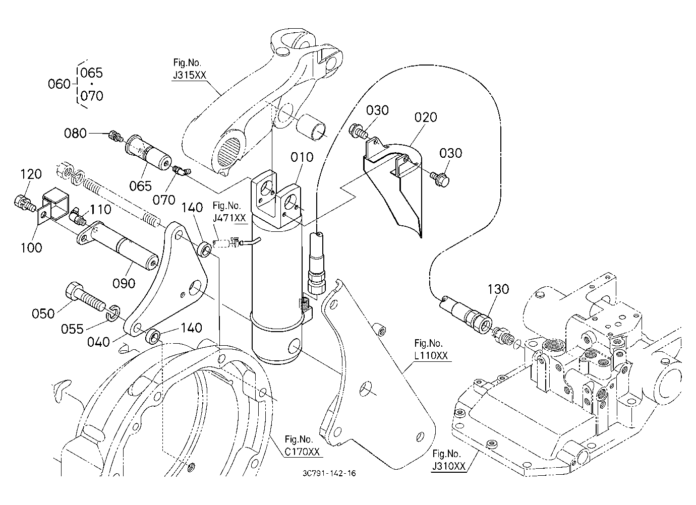 3P-Lift Assist Cylinder Rh [New]