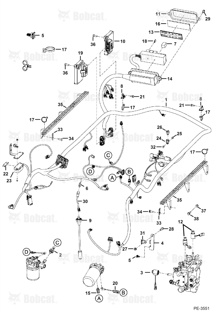 Engine Electrical Circuitry 530360001 & Above, 530460001 & Above, ABRT60001 & Above