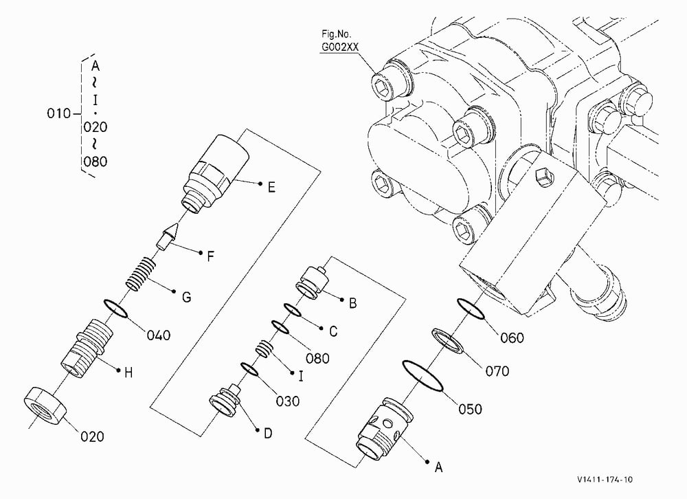 GEAR PUMP RELIEF VALVE [EXCEPT HIGH FLOW]