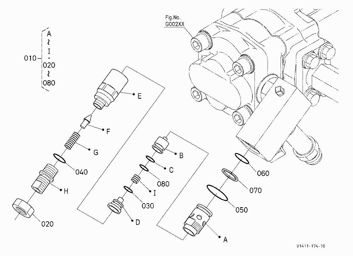 GEAR PUMP RELIEF VALVE [EXCEPT HIGH FLOW]