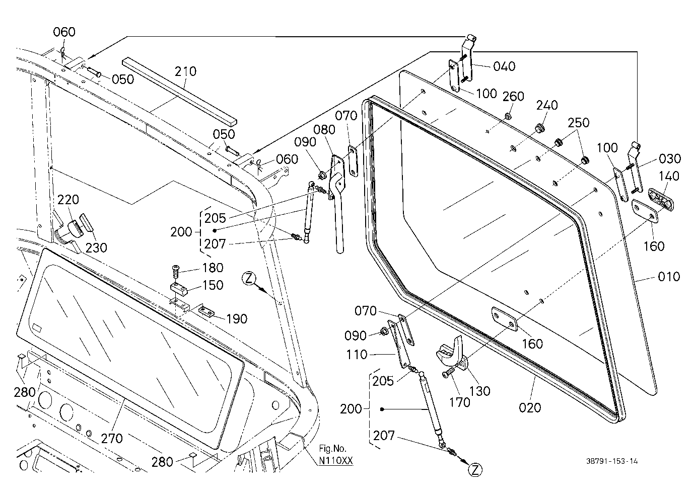 Hatch Back Glass