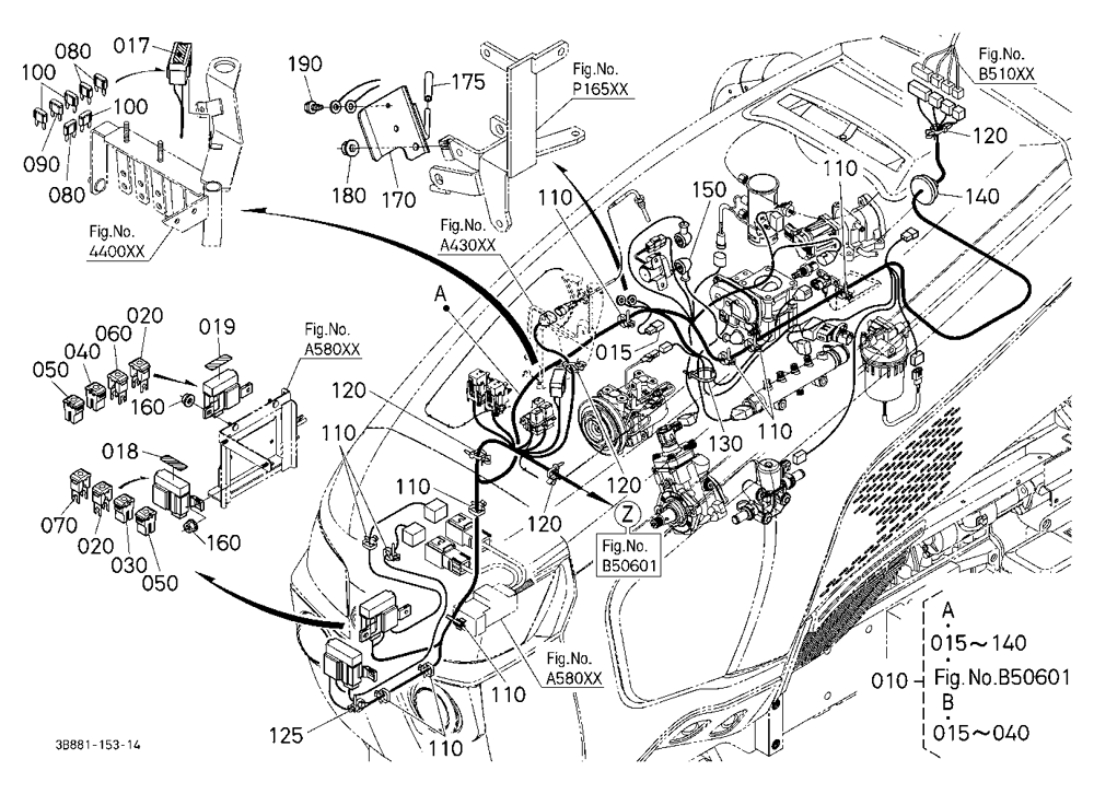 Electrical Wiring (Engine Rh)