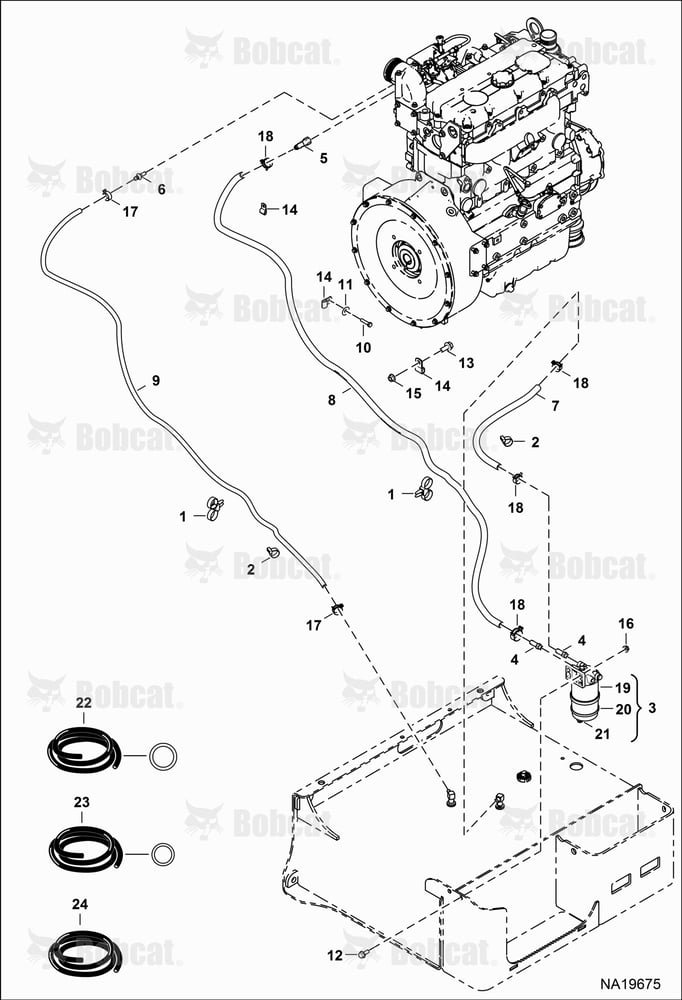 Engine & Attaching Parts (Fuel Delivery System)