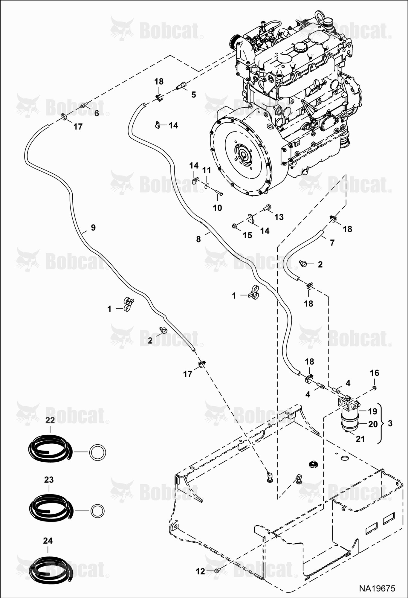 Engine & Attaching Parts (Fuel Delivery System)
