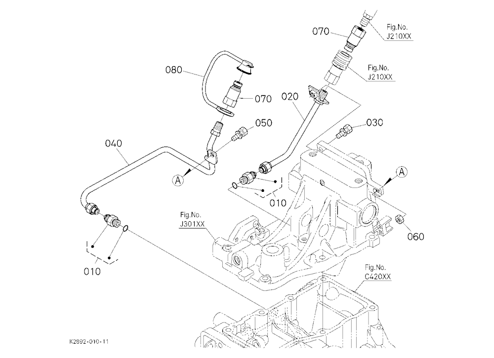 Hydraulic Pipe (Return)