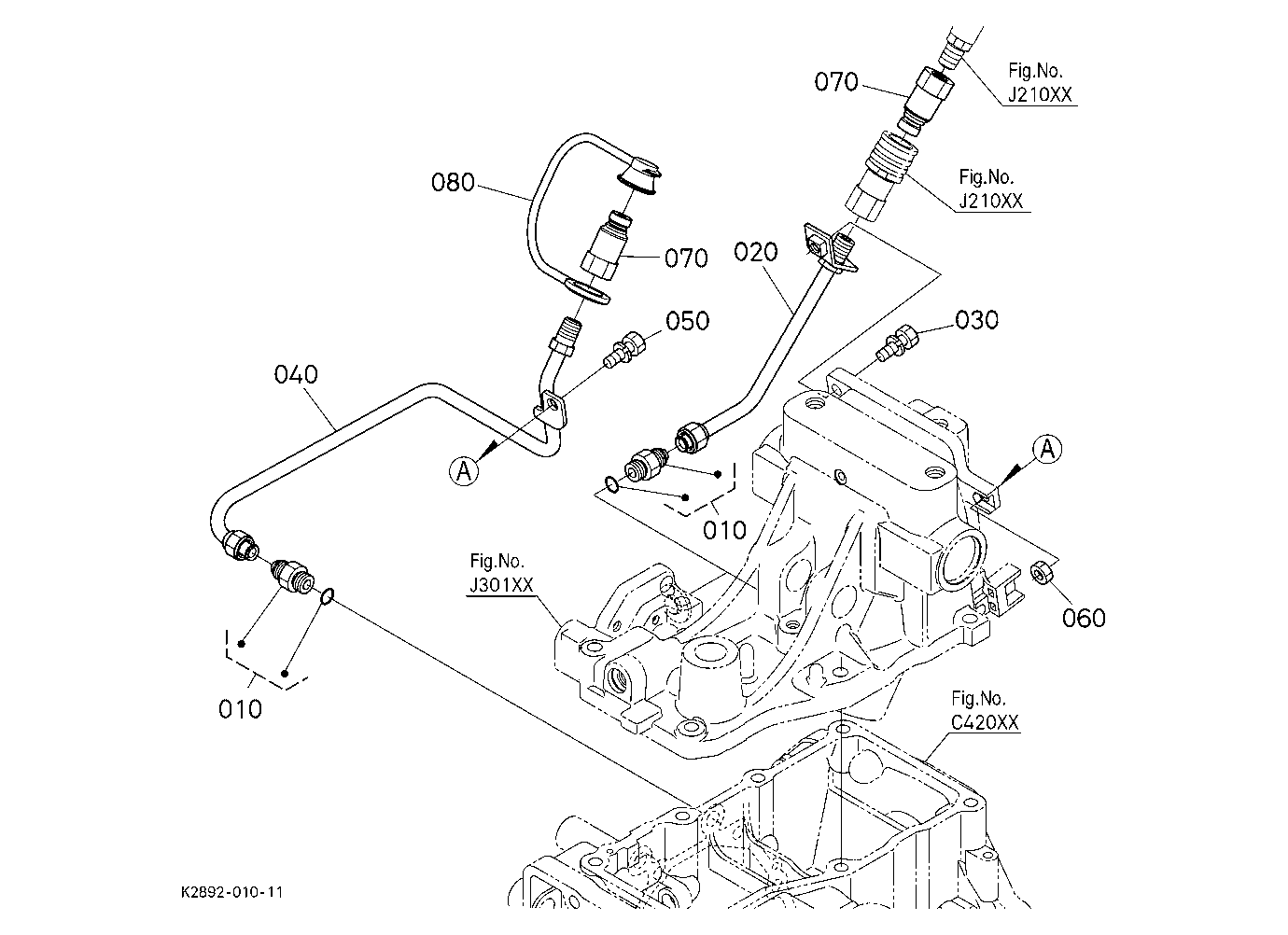 Hydraulic Pipe (Return)