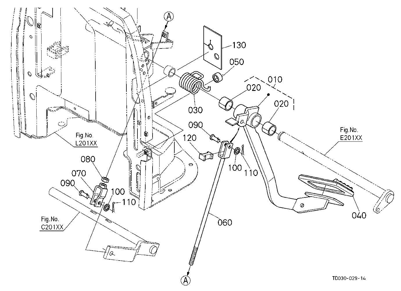 Clutch Pedal [Hst Type] [Rops Type]