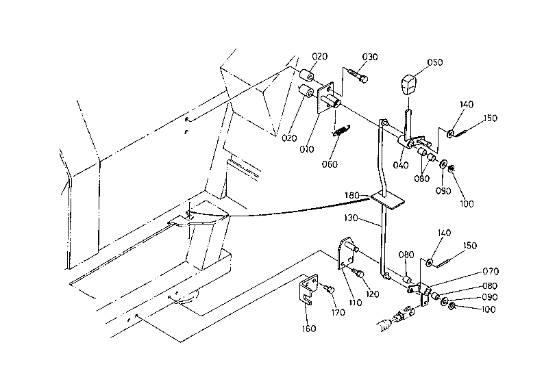 Pto Control Lever