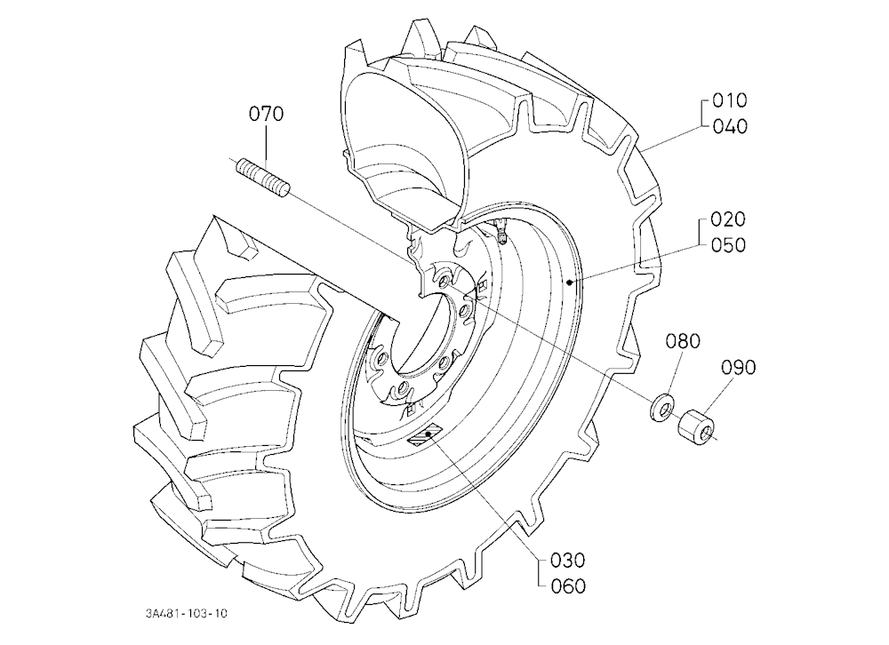 Front Wheel (240/70R16) [Option]