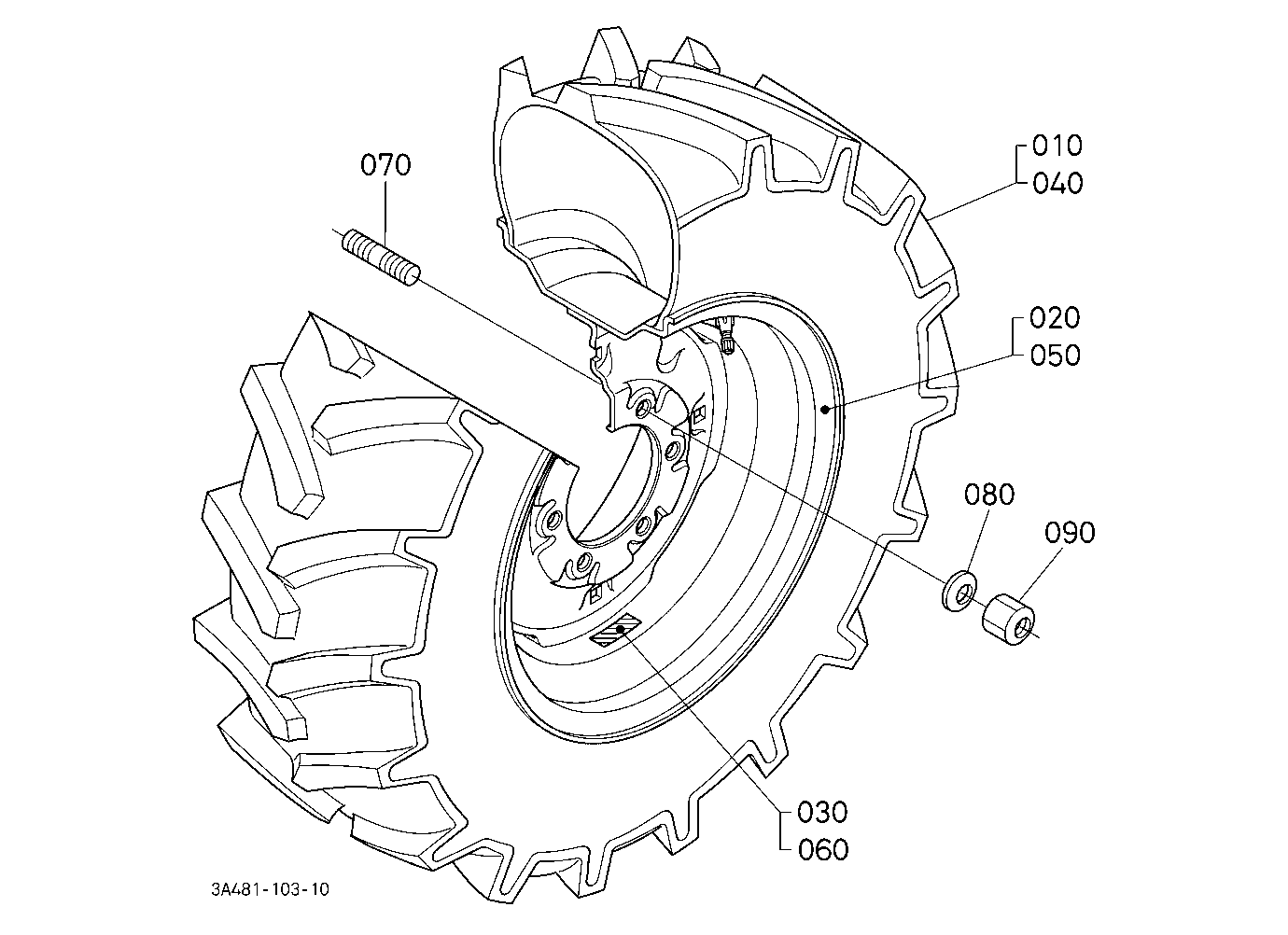 Front Wheel (240/70R16) [Option]