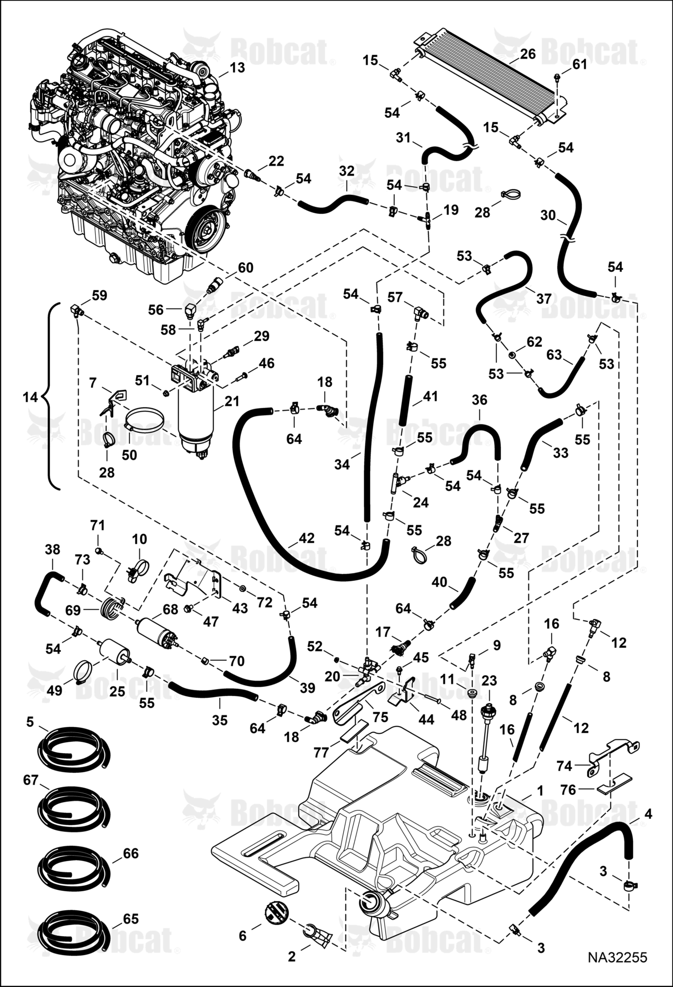 Engine & Attaching Parts (Fuel System)