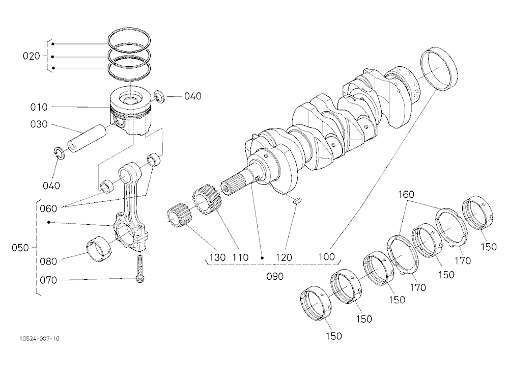 Piston And Crankshaft
