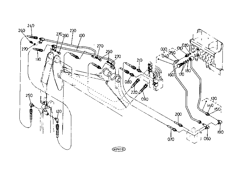 Oil Piping (Bucket)