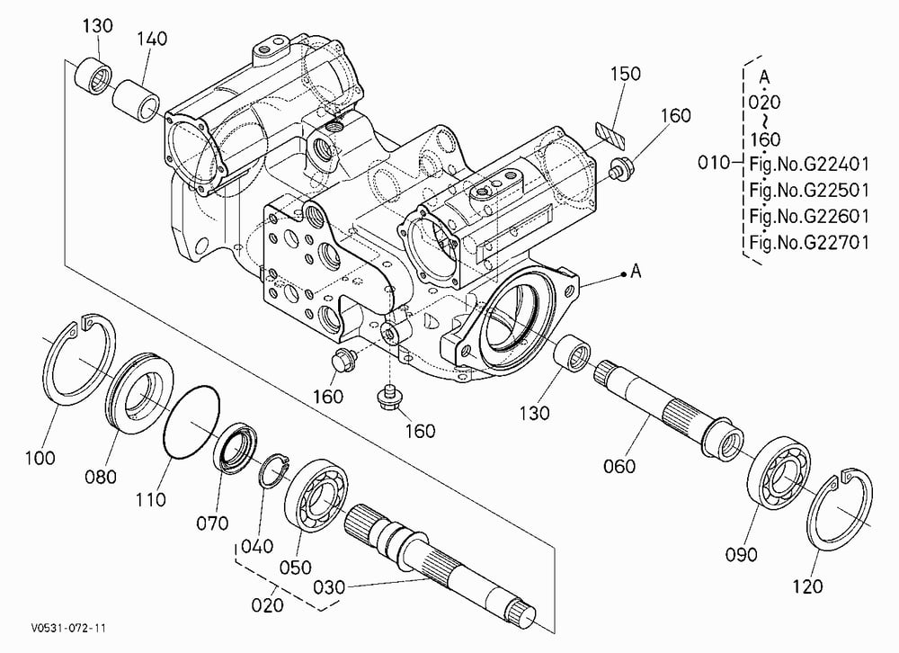 HST PUMP (SHAFT) [COMPONENT PARTS]