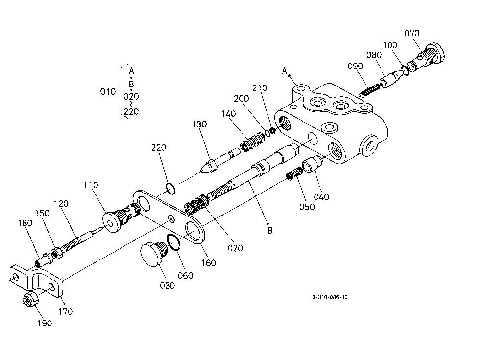 Control Valve [Component Parts] [Old Type]
