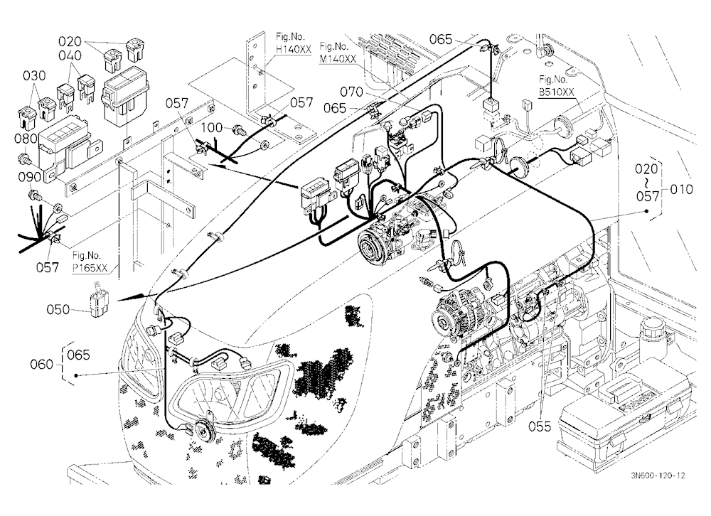 Electrical Wiring (Engine/Hood(Bonnet))