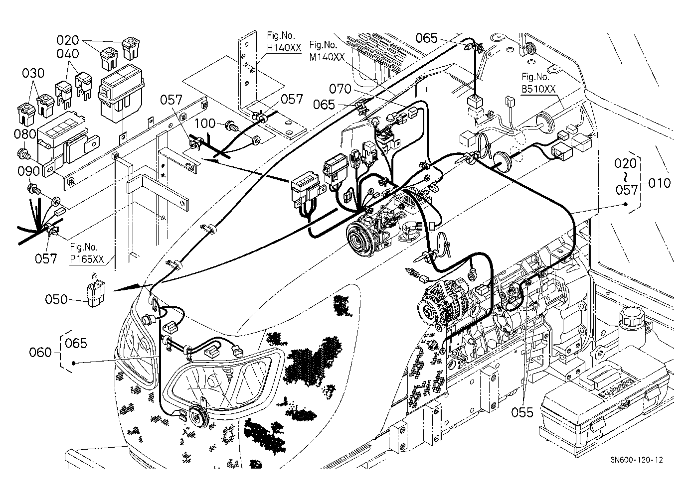 Electrical Wiring (Engine/Hood(Bonnet))