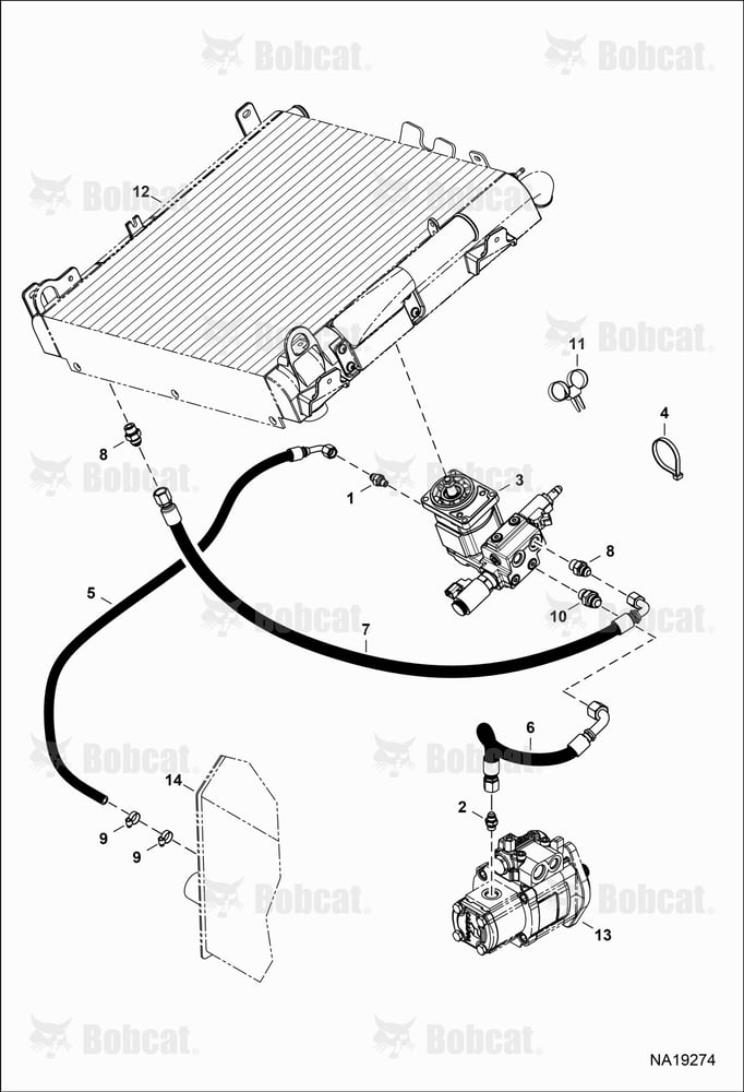 Hydraulic Circuitry (Fan Motor) (Reversible)