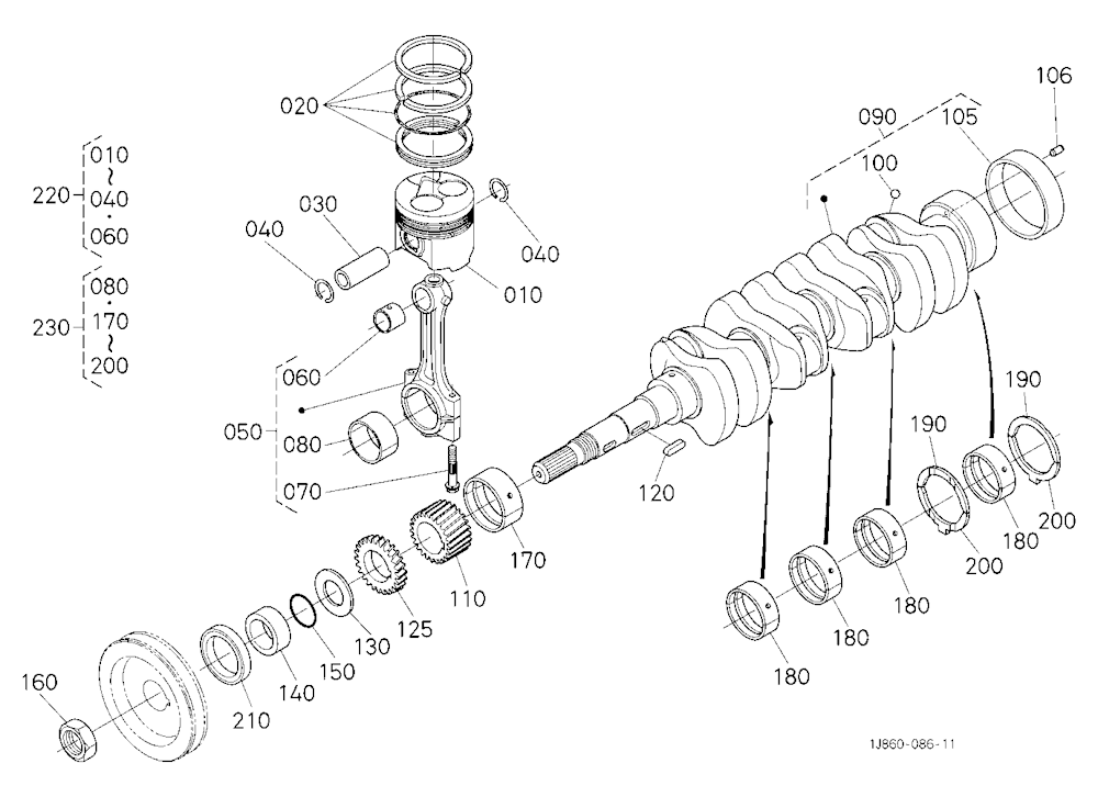 Piston And Crankshaft