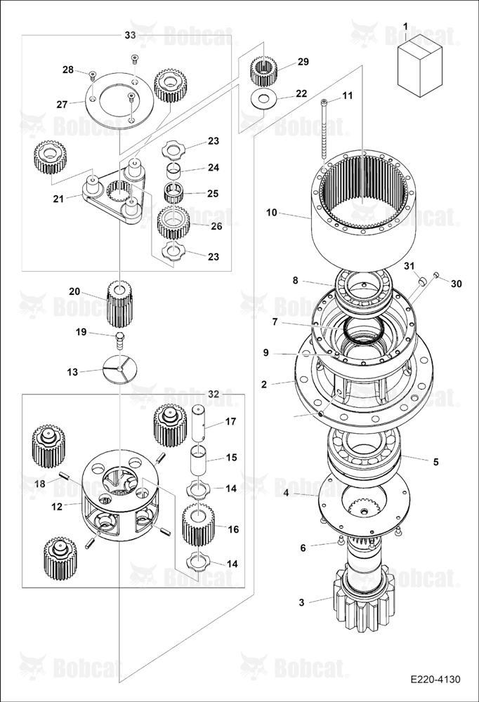 Swing Reduction Gear