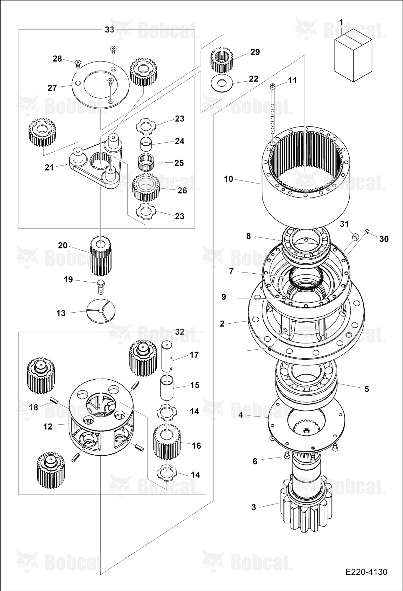 Swing Reduction Gear