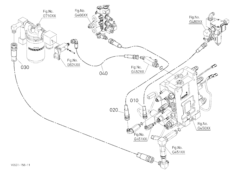 Oil Piping (Control Valve)