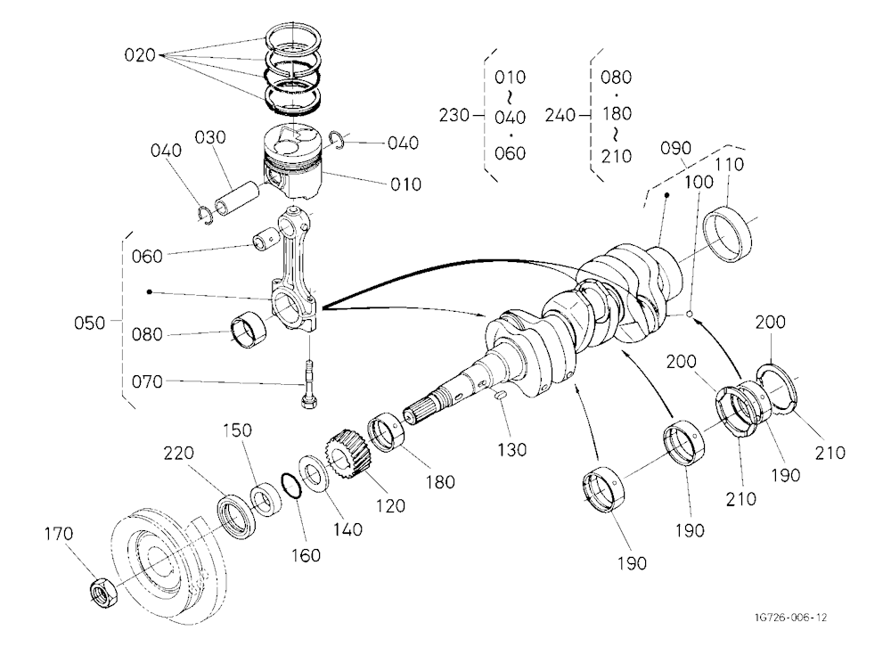 Piston And Crankshaft
